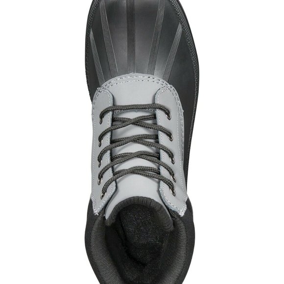 Weather Vintage Men's Luke Grey Waterproof Boots - Picture 4 of 10